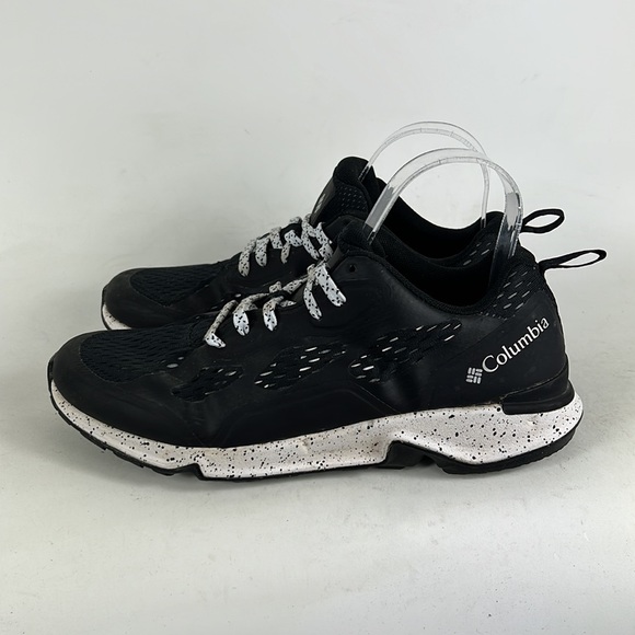 Columbia black white lace up minimalist athletic shoes sneakers women's size 9 - Picture 5 of 9